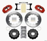 Wilwood Narrow Superlite 6R Front Hat Kit 14.00in Red 93-96 Mazda RX7 thumbnail 1