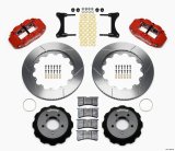 Wilwood Narrow Superlite 6R Front Hat Kit 14.00in Red 93-96 Mazda RX7 thumbnail 2