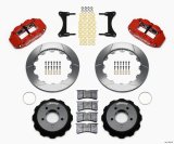 Wilwood Narrow Superlite 6R Front Hat Kit 12.88in Red 93-96 Mazda RX7 thumbnail 1