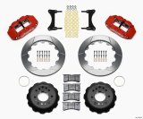 Wilwood Narrow Superlite 6R Front Hat Kit 12.88in Red 93-96 Mazda RX7 thumbnail 2