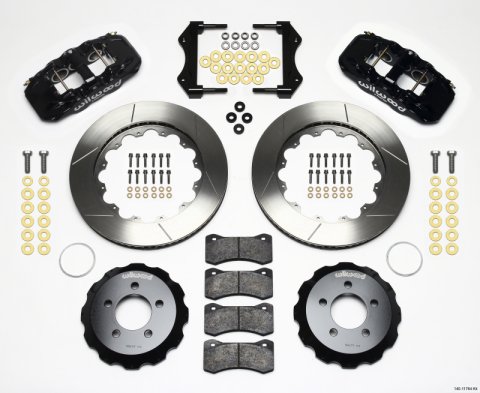 Wilwood AERO6 Front Hat Kit 14.25 2006-10 Magnum/Challenger/Charger/300C