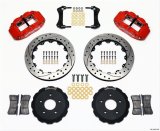 Wilwood Narrow Superlite 6R Front Hat Kit 13.06in Drill Red Backdraft Cobra (BMW E36 Based) thumbnail 3