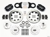 Wilwood Dynapro Dust-Boot Front Kit 12.19in Drilled 1965-1969 Mustang Disc & Drum Spindle thumbnail 1