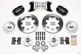 Wilwood Dynapro Dust-Boot Front Kit 12.19in Drilled Red 67-69 Camaro 64-72 Nova Chevelle thumbnail 2