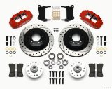 Wilwood Narrow Superlite 6R Front Hub & 1PC Rtr Kit 12.88in Drilled -Red 67-69 Camaro 64-72 Nova thumbnail 1