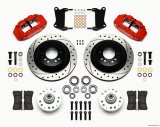 Wilwood Narrow Superlite 6R Front Hub & 1PC Rtr Kit 12.88in Drilled -Red 67-69 Camaro 64-72 Nova thumbnail 2