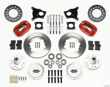 Wilwood Forged Dynalite Front Kit 11.00in Red AMC 71-76 OE Disc w/o Bendix Brakes thumbnail 1