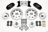 Wilwood Dynapro 6 Front Hub Kit 12.19in Drilled Red 67-69 Camaro (*Line Kit Needed*) thumbnail 3