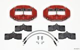 Wilwood D8-6 Front Caliper Kit Red Corvette C2 / C3 65-82 thumbnail 1
