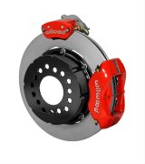 Wilwood Forged Dynalite P/S Rear Kit w/MC4 P-Brake Red Chev 12 Bolt w/Clip Elimin-Staggered thumbnail 2