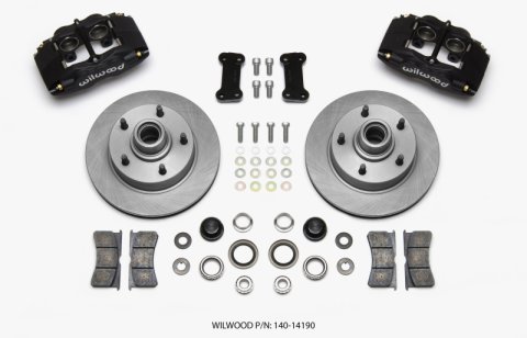 Wilwood Forged Dynalite Front Kit 11.72in 1 PC Rotor&Hub Ford F100 1948-1956