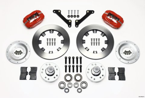 Wilwood Forged Dynalite Front Kit 12.19in Drilled Red 70-78 Camaro