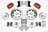 Wilwood Forged Dynalite Front Kit 12.19in Drilled Red 67-69 Camaro 64-72 Nova Chevelle thumbnail 1