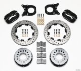 Wilwood Forged Dynalite P/S Rear Kit Drilled Rotor Chev 12 Bolt w/Clip Eliminator thumbnail 1