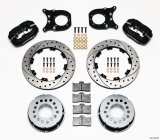 Wilwood Forged Dynalite P/S Rear Kit Drilled Rotor Chev 12 Bolt w/Clip Eliminator thumbnail 2
