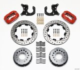 Wilwood Forged Dynalite P/S Rear Kit Drilled Red New Big Ford 2.50in Offset thumbnail 1
