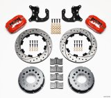Wilwood Forged Dynalite P/S Rear Kit Drilled Red New Big Ford 2.50in Offset thumbnail 2