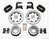 Wilwood Forged Dynalite P/S Rear Kit Drilled Rotor Chev 12 Bolt w C-Clips thumbnail 2