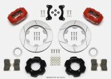 Wilwood Forged Dynalite Front Hat Kit 11.00in GT Rotor Red 95-05 Miata thumbnail 1