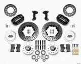 Wilwood Dynapro Dust-Boot Front Kit 11.00in Drilled 74-80 Pinto/Mustang II Disc Spindle only thumbnail 1