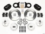 Wilwood Forged Dynalite Front Kit 11.00in Drill Red 1970-1973 Mustang Disc & Drum Spindle thumbnail 2