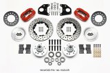 Wilwood Forged Dynalite Front Kit 11.00in Drilled Red 62-72 CDP B & E Body-Drum thumbnail 1