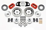Wilwood Forged Dynalite Front Kit 11.00in Drilled Red 62-72 CDP B & E Body-Drum thumbnail 2