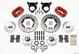 Wilwood Forged Dynalite Front Kit 11.00in Drilled Red 87-93 Mustang 5 Lug thumbnail 1