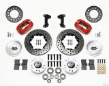 Wilwood Forged Dynalite Front Kit 11.00in Drill-Red 74-80 Pinto/Mustang II Disc Spindle only thumbnail 1
