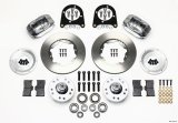 Wilwood Forged Dynalite Front Kit 11.00in Polished 37-48 Ford Psgr. Car Spindle thumbnail 1
