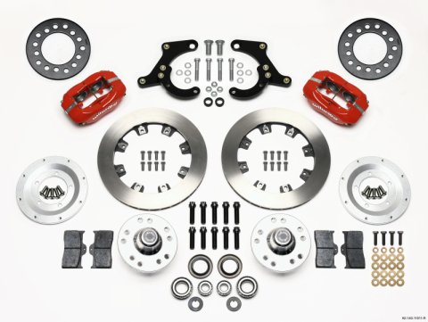 Wilwood Forged Dynalite Front Kit 11.75in Red 59-64 Chevy Impala / 63-64 Corvette thumbnail 1
