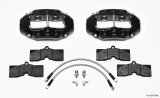 Wilwood D8-4 Front Caliper Kit Black Corvette C2 / C3 65-82 thumbnail 1