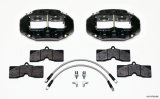 Wilwood D8-4 Front Caliper Kit Black Corvette C2 / C3 65-82 thumbnail 2
