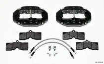 Wilwood D8-4 Front Caliper Kit Clear Corvette C2 / C3 65-82 thumbnail 3