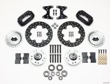 Wilwood Forged Dynalite Front Drag Kit Drilled Rotor 71-80 Pinto/Mustang II Disc & Drum thumbnail 1