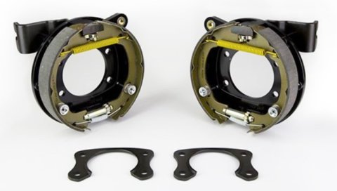 Wilwood Brackets (2) - Disc/Drum Big Ford-New 2.50in Offset 1pc vented thumbnail 1
