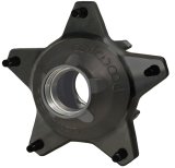 Wilwood Hub-Starlite 55 Front w/Cap Std. Offset 5/8 Studs-Drilled-Black thumbnail 2