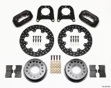 Wilwood Forged Dynalite Rear Drag Kit Drilled Rotor Chev 12 Bolt w/Clip Eliminator thumbnail 1