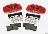 Wilwood AERO6 Front Caliper & Bracket Kit - Red 97-13 C5/C6 Corvette w/ OEM HD/Z51 Rotors thumbnail 1