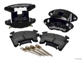 Wilwood D154 Rear Caliper Kit - Black 1.12 / 1.12in Piston 1.04in Rotor thumbnail 1