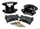Wilwood D154 Front Caliper Kit - Black 2.50in Piston 1.04in Rotor thumbnail 2