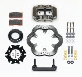 Wilwood Billet Narrow Dynalite Radial Mount Rear Inboard Midget Kit 10.50in SuperAlloy Vented Rotor thumbnail 2