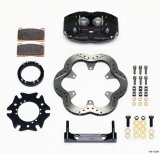 Wilwood Billet Narrow Dynalite Radial Mount Rear Inboard Sprint Kit 10.50in SuperAlloy Vented Rotor thumbnail 2