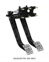 Wilwood Adjustable-Trubar Dual Pedal - Brake / Clutch - Rev. Swing Mount - 6.25:1 thumbnail 1