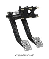 Wilwood Adjustable-Trubar Dual Pedal - Brake / Clutch - Rev. Swing Mount - 5.1:1 thumbnail 1
