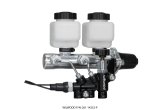 Wilwood Tandem Remote M/C Kit w L/H Bracket & Prop Valve - 1 1/8in Bore Ball Burnished thumbnail 1