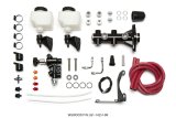 Wilwood Tandem Remote M/C Kit w L/H Bracket & Prop Valve - 1in Bore Black thumbnail 2