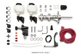 Wilwood Tandem Remote M/C Kit w L/H Bracket & Prop Valve - 15/16in Bore Ball Burnished-W/Pushrod thumbnail 2