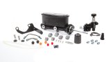 Wilwood HV Tandem M/C Kit w L/H Bracket & Prop Valve - 15/16in Bore Black-W/Pushrod thumbnail 3