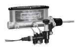 Wilwood HV Tandem M/C Kit w L/H Bracket & Prop Valve - 7/8in Bore Ball Burnished-W/Pushrod thumbnail 2